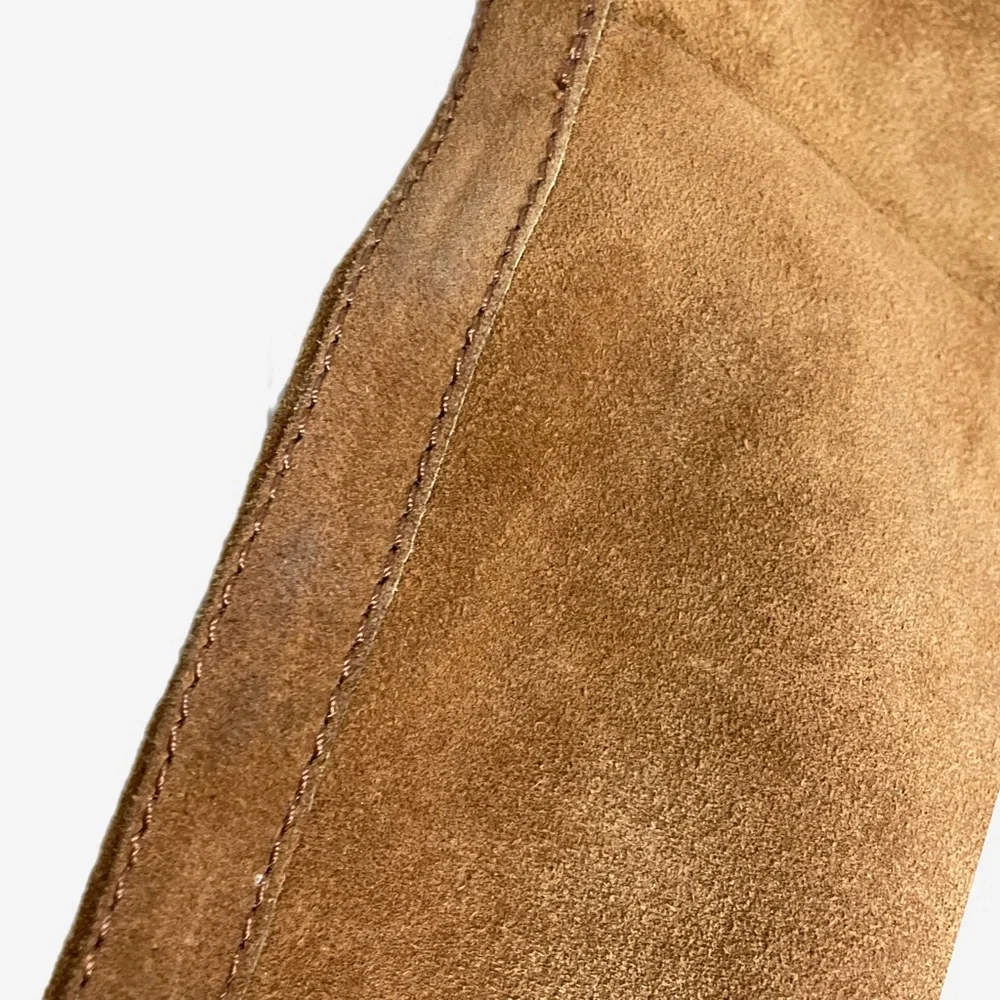 Joie Brown Reeve over the knee suede boots preppy boho western equestrian 5.5
